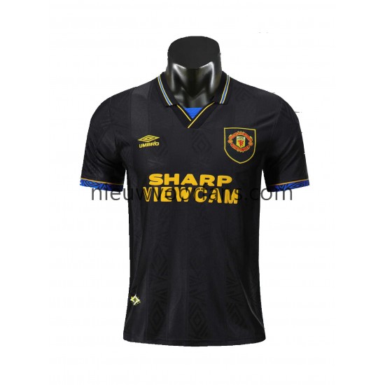 Manchester United Heren Shirt met Bedrukking Retro Uit 1994 Korte Mouw