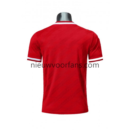 Manchester United Heren Shirt met Bedrukking 1986 Retro Thuis Korte Mouw