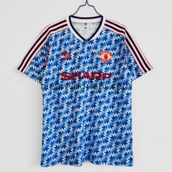 Manchester United Heren Shirt met Bedrukking 1992 Retro Thuis Korte Mouw