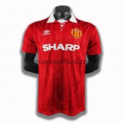 Manchester United Heren Shirt met Bedrukking Retro Thuis 1994 Korte Mouw