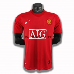 Manchester United Heren Shirt met Bedrukking Retro Thuis 2007-2008 Korte Mouw
