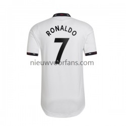 Manchester United Heren Shirt met Bedrukking Ronaldo 7 Uit 2022-2023 Korte Mouw