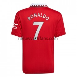 Manchester United Heren Shirt met Bedrukking Ronaldo 7 Thuis 2022-2023 Korte Mouw