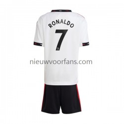 Manchester United Kind Shirt met Bedrukking Ronaldo 7 Uit 2022-2023 Korte Mouw