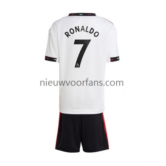 Manchester United Kind Shirt met Bedrukking Ronaldo 7 Uit 2022-2023 Korte Mouw