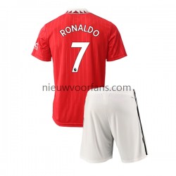 Manchester United Kind Shirt met Bedrukking Ronaldo 7 Thuis 2022-2023 Korte Mouw