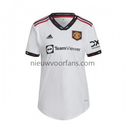 Manchester United Dames Shirt met Bedrukking Uit 2022-2023 Korte Mouw