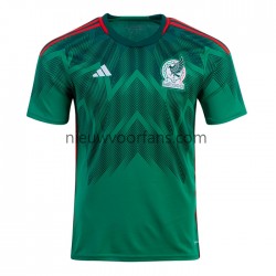 Mexico Heren Shirt met Bedrukking Thuis WK 2022 Korte Mouw