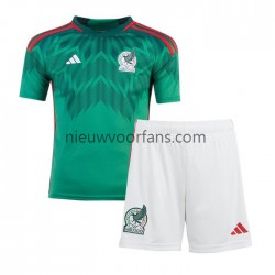 Mexico Kind Shirt met Bedrukking Thuis WK 2022 Korte Mouw