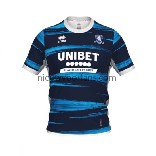 Middlesbrough Heren Shirt met Bedrukking Uit 2022-2023 Korte Mouw