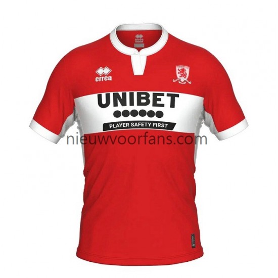 Middlesbrough Heren Shirt met Bedrukking Thuis 2022-2023 Korte Mouw