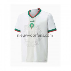 Marokko Heren Shirt met Bedrukking Uit WK 2022 Korte Mouw