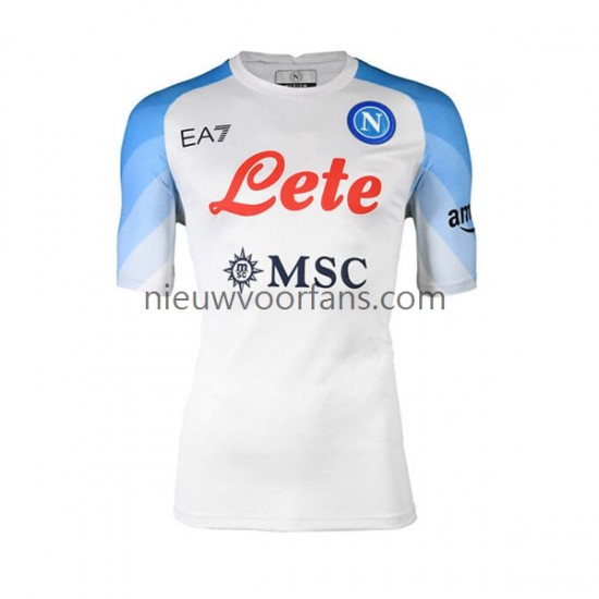 Napoli Heren Shirt met Bedrukking Uit 2022-2023 Korte Mouw