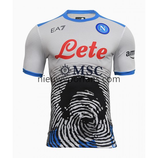 Napoli Heren Shirt met Bedrukking Special 3 Thuis 2021-2022 Korte Mouw