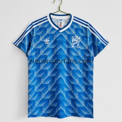 Nederland Heren Shirt met Bedrukking 1988 Retro Uit Korte Mouw