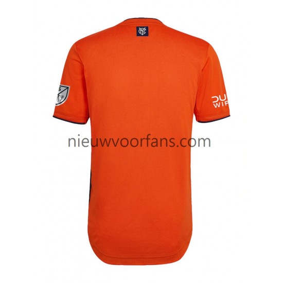 New York City Heren Shirt met Bedrukking FC Uit 2022-2023 Korte Mouw