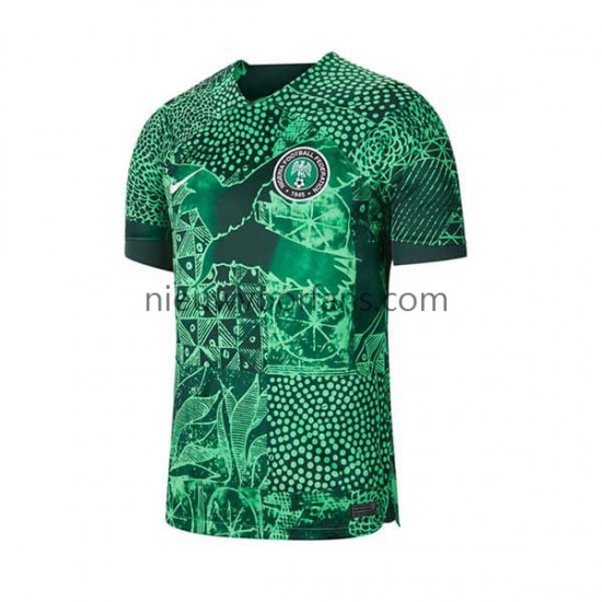 Nigeria Heren Shirt met Bedrukking Thuis 2022 Korte Mouw