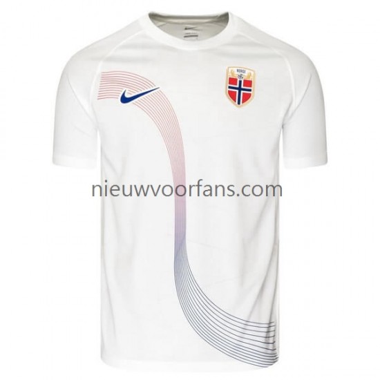 Noorwegen Heren Shirt met Bedrukking Uit 2022 Korte Mouw