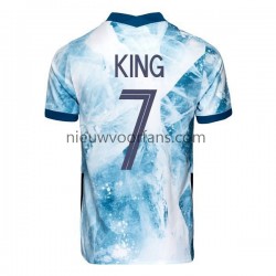 Noorwegen Heren Shirt met Bedrukking Joshua King 7 2020-2021 Uit Korte Mouw