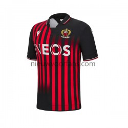 OGC Nice Heren Shirt met Bedrukking Thuis 2022-2023 Korte Mouw