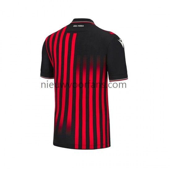 OGC Nice Heren Shirt met Bedrukking Thuis 2022-2023 Korte Mouw