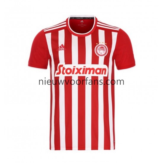 Olympiacos Heren Shirt met Bedrukking Thuis 2021-2022 Korte Mouw
