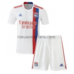 Olympique Lyonnais Kind Shirt met Bedrukking Thuis 2022-2023 Korte Mouw