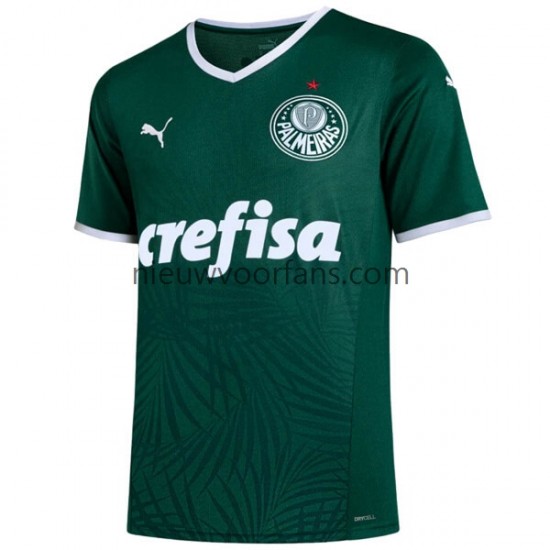 Palmeiras Heren Shirt met Bedrukking Thuis 2022-2023 Korte Mouw
