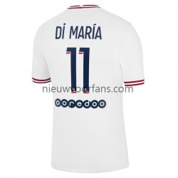 Paris Saint-Germain Heren Shirt met Bedrukking Di Maria 11 Vierde 2021-2022 Korte Mouw