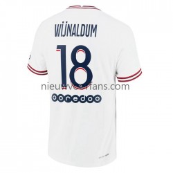Paris Saint-Germain Heren Shirt met Bedrukking Georginio Wijnaldum 18 Vierde 2021-2022 Korte Mouw