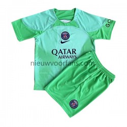 Paris Saint-Germain Kind Shirt met Bedrukking Doelman Thuis 2022-2023 Korte Mouw