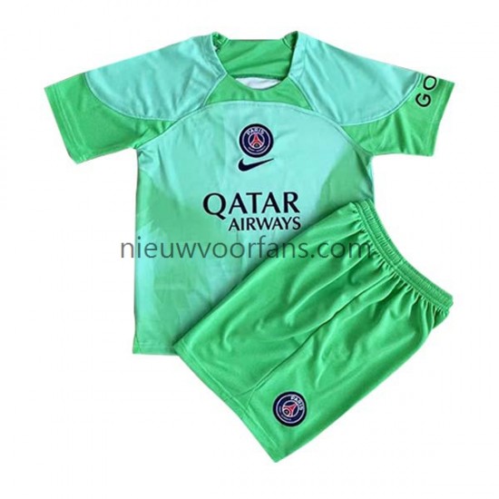 Paris Saint-Germain Kind Shirt met Bedrukking Doelman Thuis 2022-2023 Korte Mouw