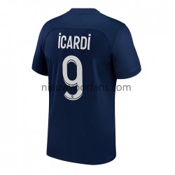 Paris Saint-Germain Heren Shirt met Bedrukking Icardi 9 Thuis 2022-2023 Korte Mouw