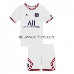 Paris Saint-Germain Kind Shirt met Bedrukking Vierde 2021-2022 Korte Mouw