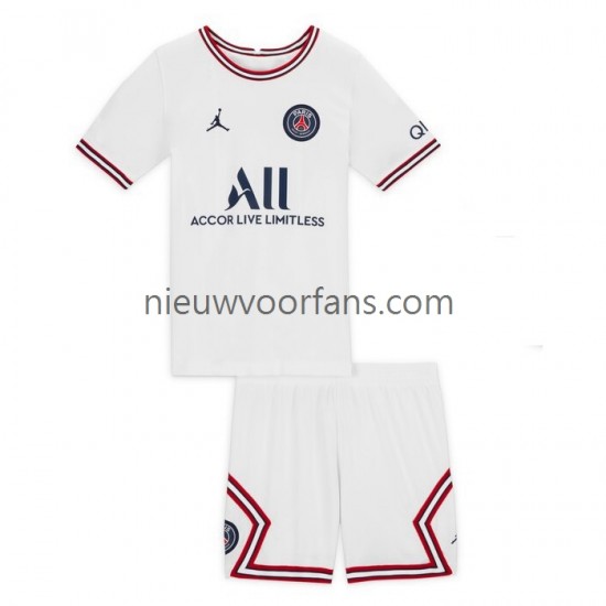 Paris Saint-Germain Kind Shirt met Bedrukking Vierde 2021-2022 Korte Mouw