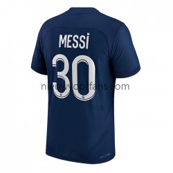 Paris Saint-Germain Heren Shirt met Bedrukking Messi 30 Thuis 2022-2023 Korte Mouw