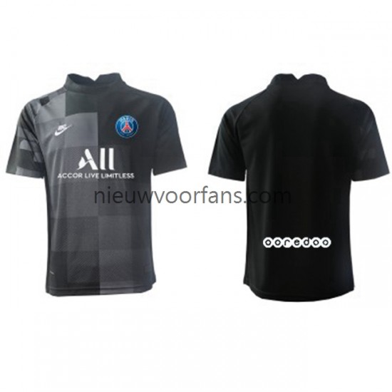 Paris Saint-Germain Heren Shirt met Bedrukking Doelman PSG Uit 2021-2022 Korte Mouw