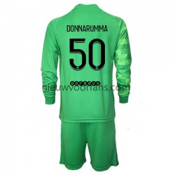 Paris Saint-Germain Kind Shirt met Bedrukking Doelman PSG Gianluigi Donnarumma 50 Derde 2021-2022 Lange Mouw