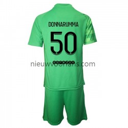 Paris Saint-Germain Kind Shirt met Bedrukking Doelman PSG Gianluigi Donnarumma 50 Derde 2021-2022 Korte Mouw