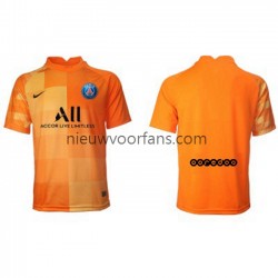 Paris Saint-Germain Heren Shirt met Bedrukking Doelman PSG Thuis 2021-2022 Korte Mouw