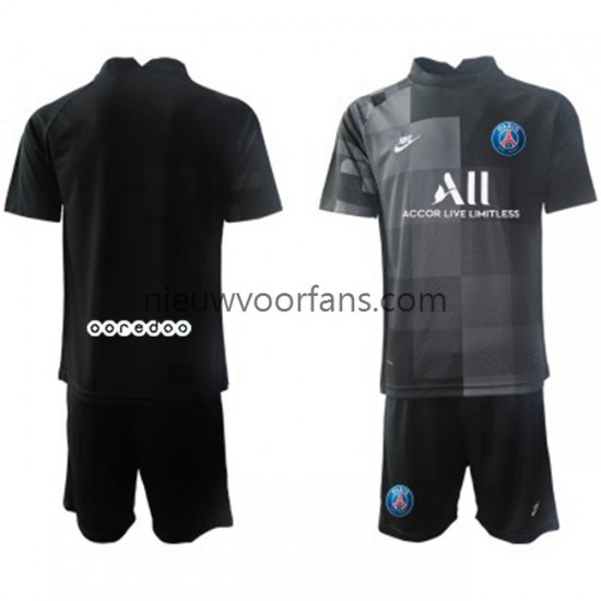 Paris Saint-Germain Kind Shirt met Bedrukking Doelman PSG Uit 2021-2022 Korte Mouw