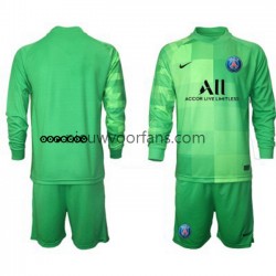 Paris Saint-Germain Kind Shirt met Bedrukking Doelman PSG Derde 2021-2022 Lange Mouw