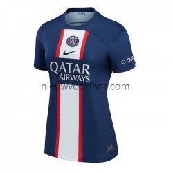 Paris Saint-Germain Dames Shirt met Bedrukking Thuis 2022-2023 Korte Mouw