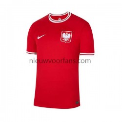 Polen Heren Shirt met Bedrukking Uit WK 2022 Korte Mouw