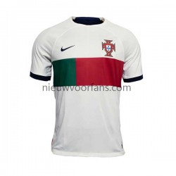 Portugal Heren Shirt met Bedrukking Uit WK 2022 Korte Mouw
