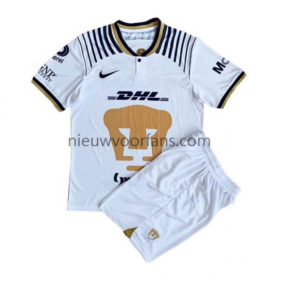 Pumas UNAM Kind Shirt met Bedrukking Thuis 2022-2023 Korte Mouw