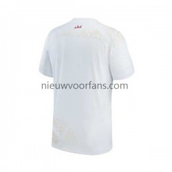 Qatar Heren Shirt met Bedrukking Uit WK 2022 Korte Mouw