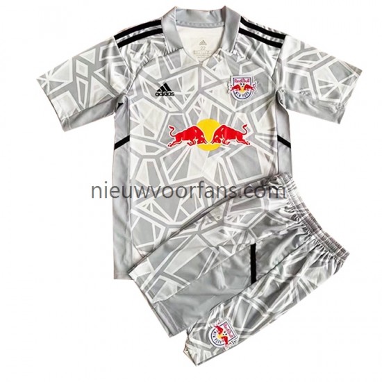 RB Leipzig Kind Shirt met Bedrukking Doelman Uit 2022-2023 Korte Mouw