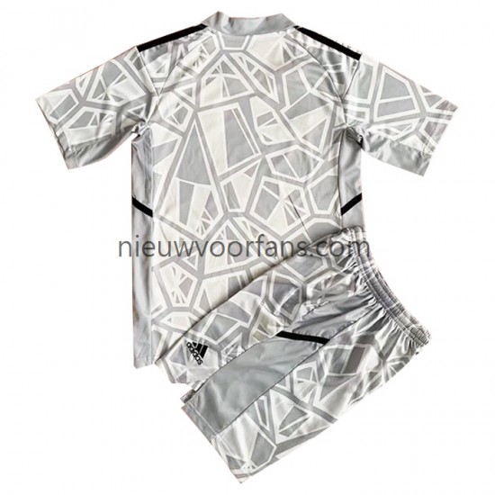 RB Leipzig Kind Shirt met Bedrukking Doelman Uit 2022-2023 Korte Mouw