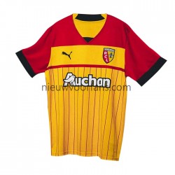 RC Lens Heren Shirt met Bedrukking Thuis 2022-2023 Korte Mouw